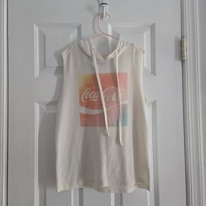 Coca-Cola Small Sleeveless Hoodie Tank Top
